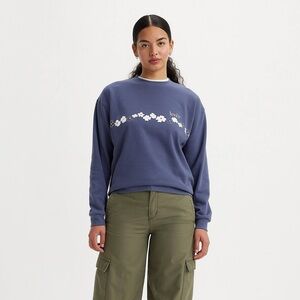 Levi’s Floral Crewneck Sweatshirt Women’s size Large